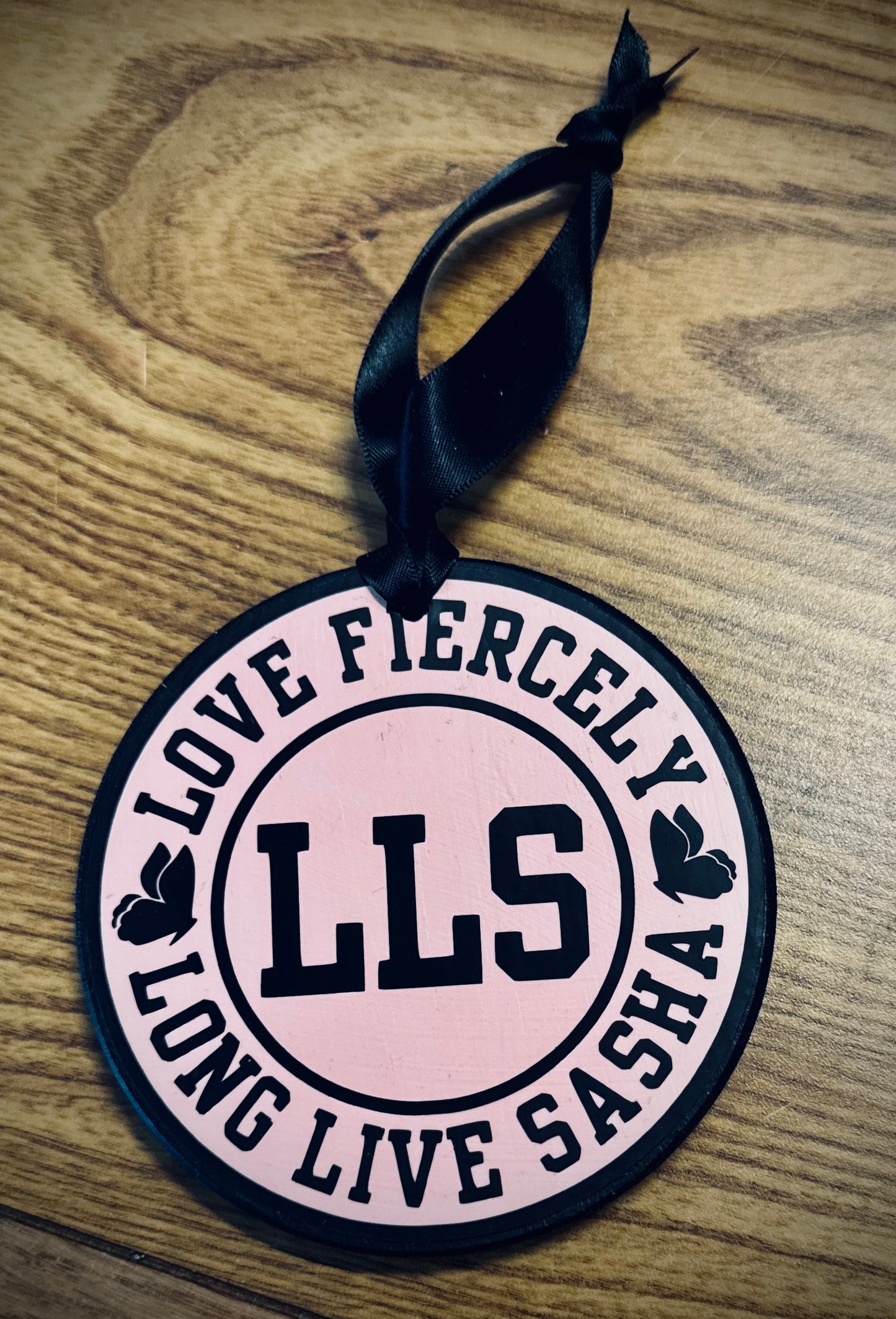 Long Live Sasha Hand-Made Wood Ornament