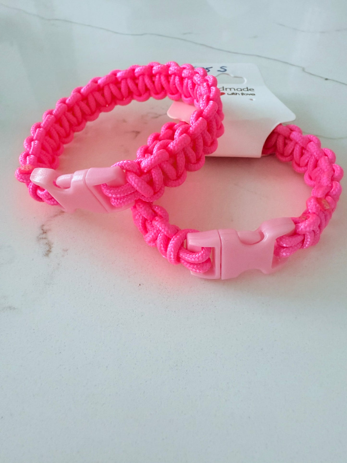 LLS Pink Cord Bracelet