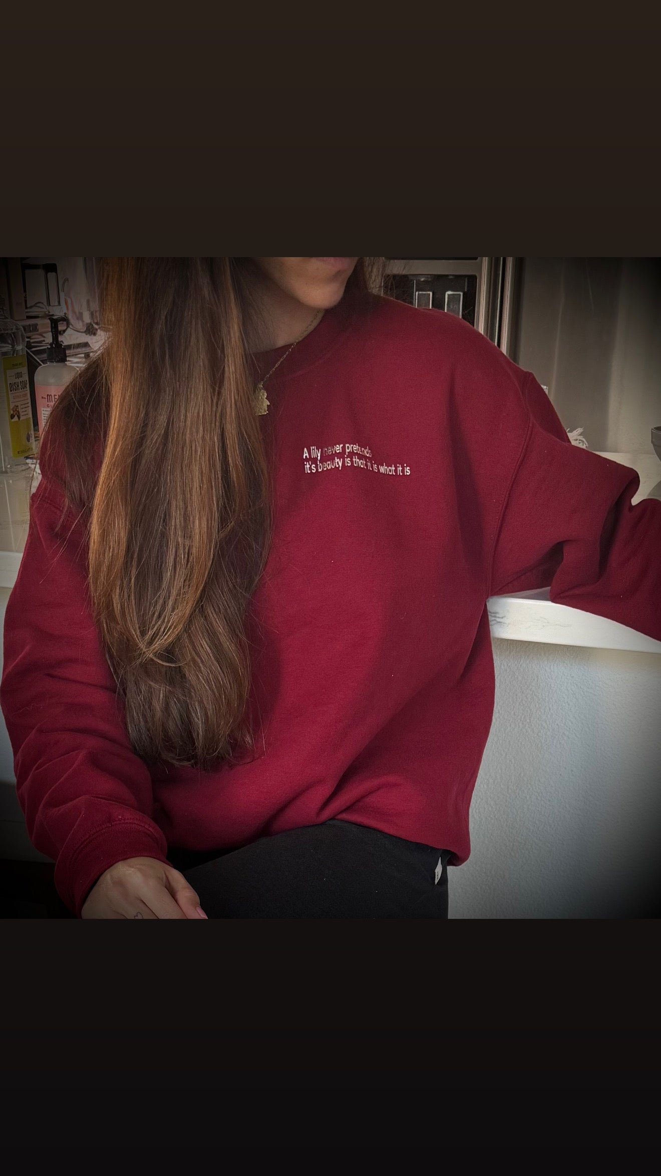 A Lily's Beauty Crewneck Sweatshirt