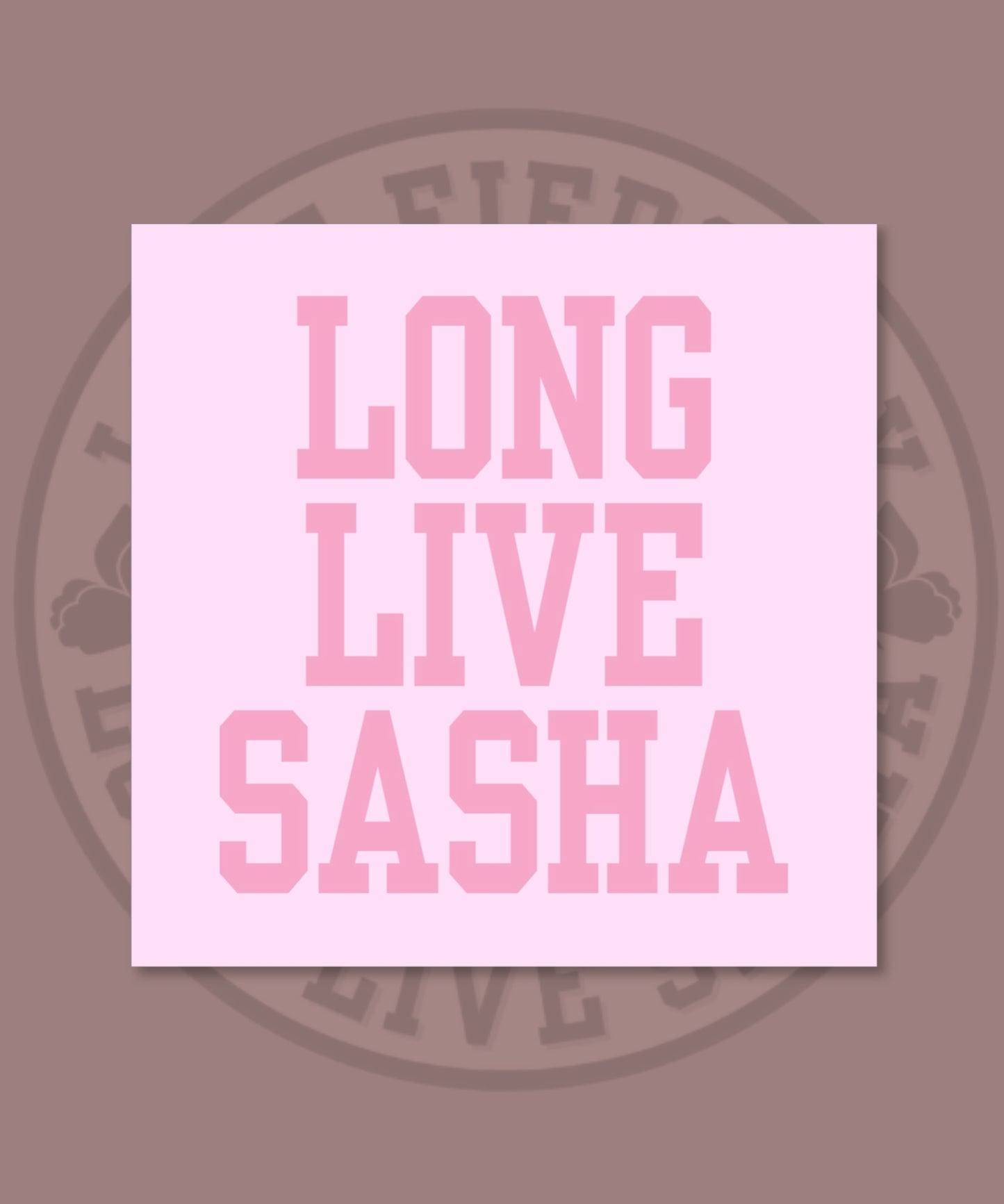 Long Live Sasha Adult Hoodie