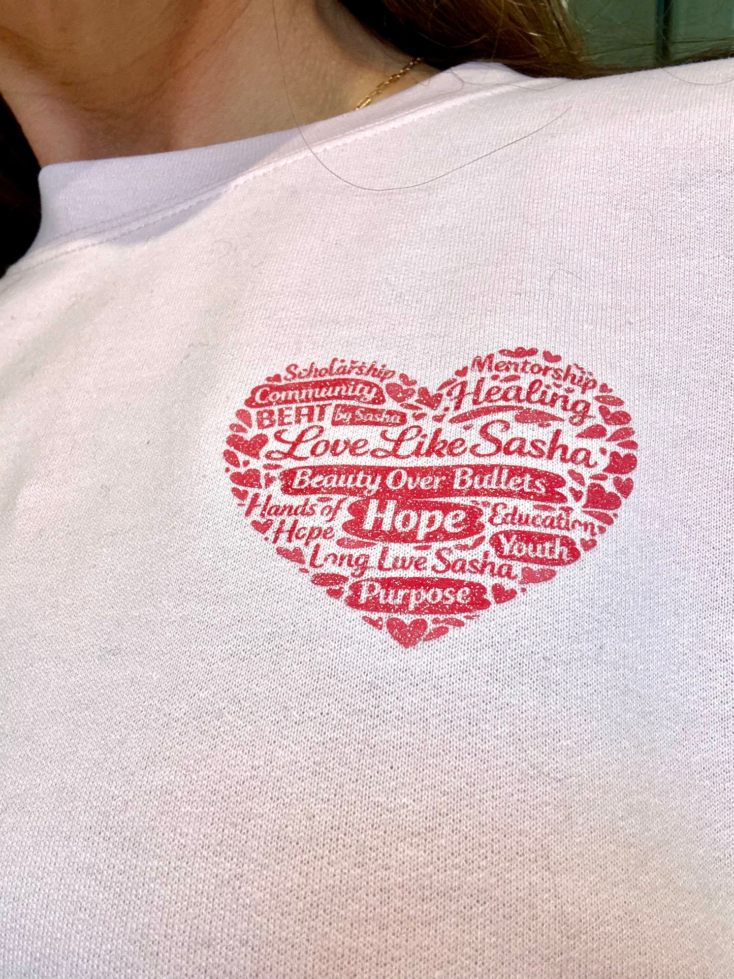 Made For More Glitter DTF Sweatshirt