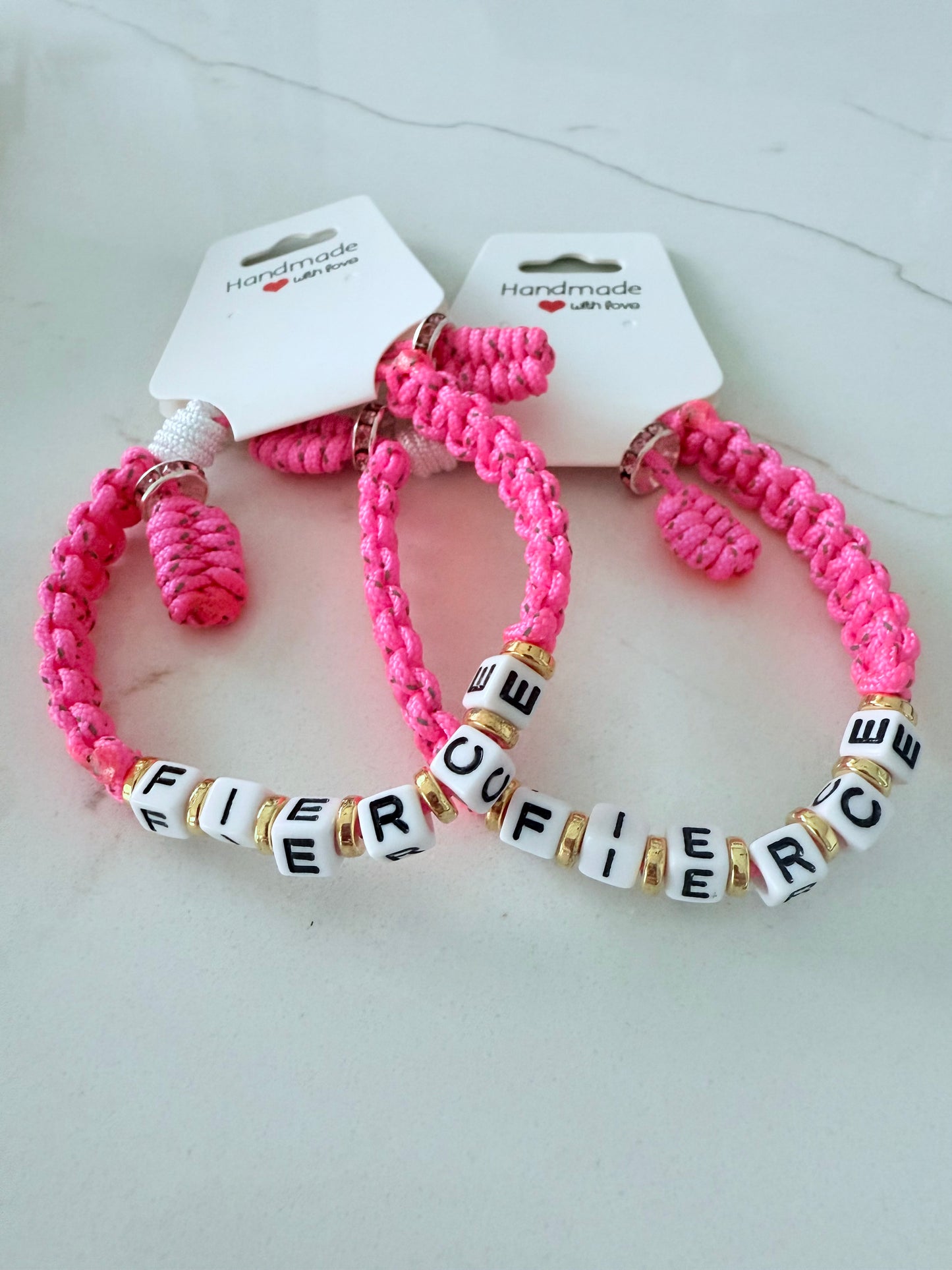LLS Pink Cord Bracelet
