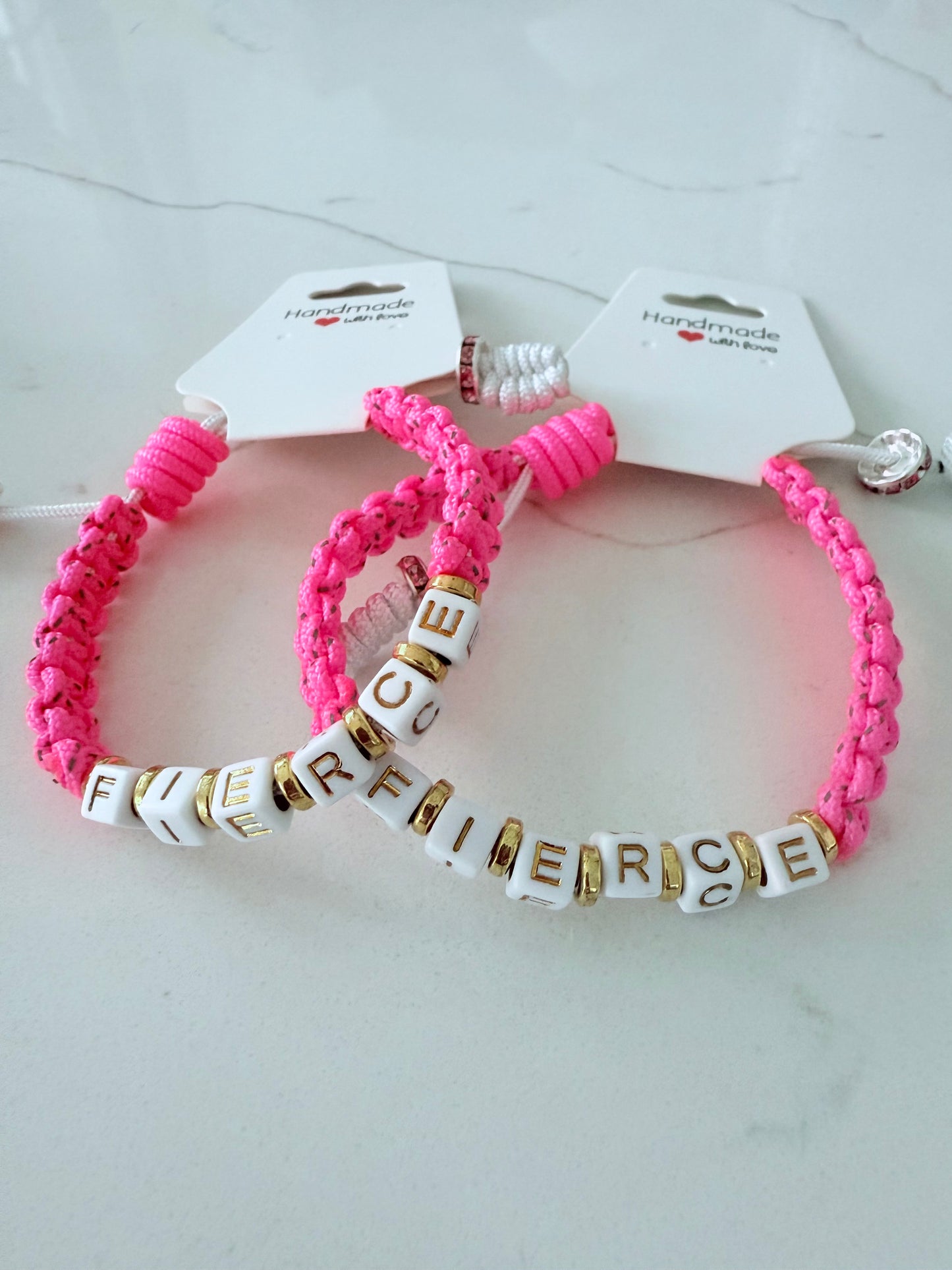 LLS Pink Cord Bracelet