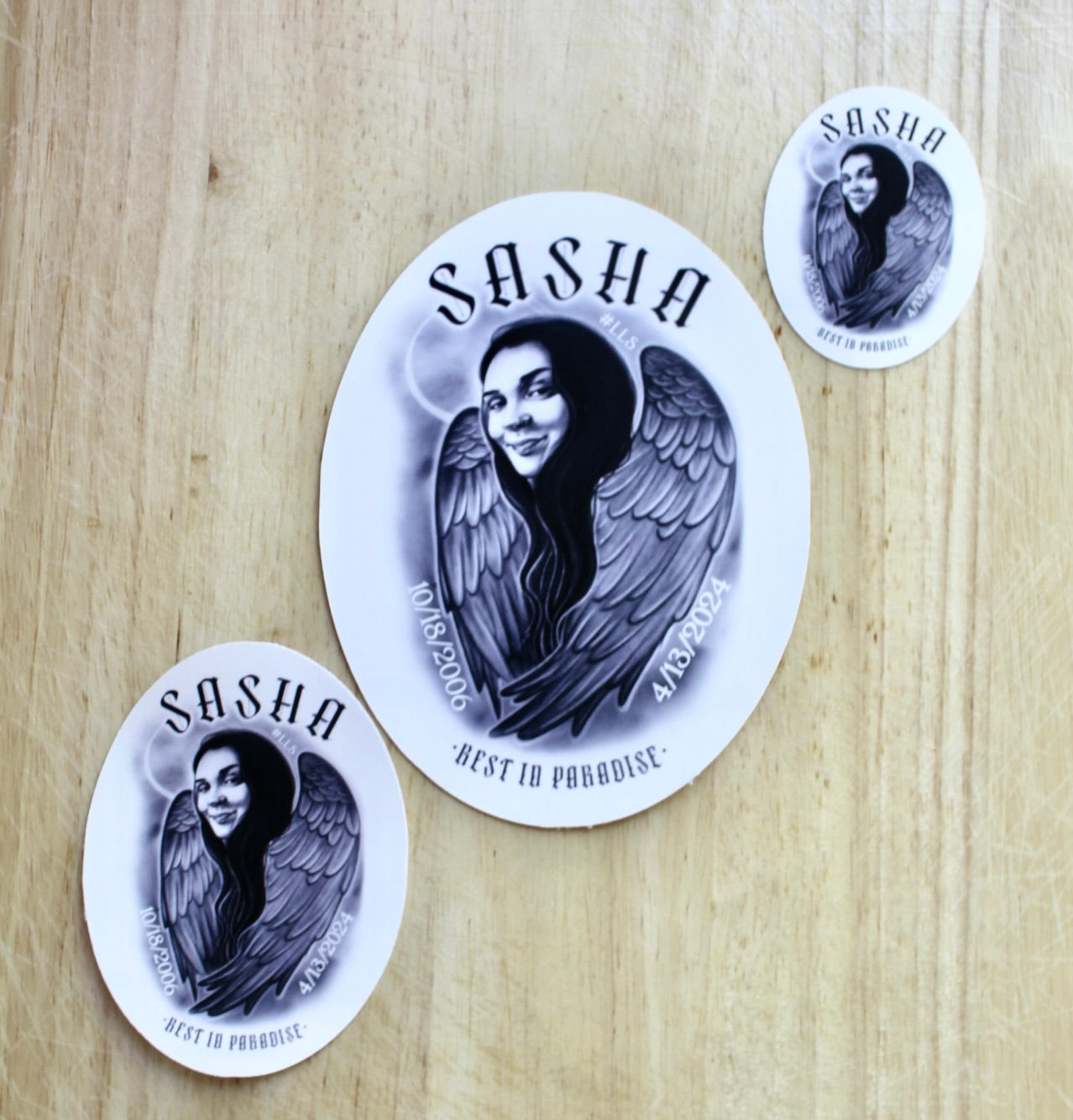 Sasha Memorial Sticker